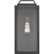 Gallatin 1 Light 19.2 inch Textured Black Outdoor Wall Sconce